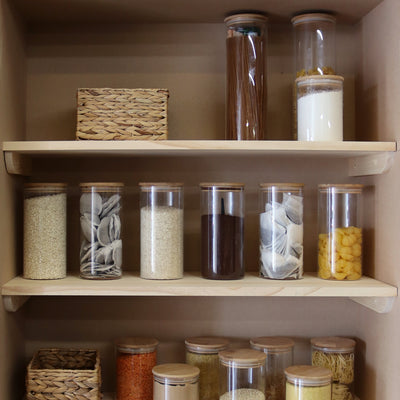 Solid Pinewood Pantry Shelves - 81.5 cm by 35 cm