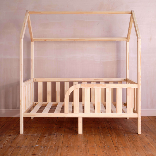 Toddler House Bed and Mattress Bundle
