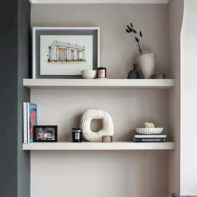 Paintable Alcove Floating Shelves - 96.5 cm by 24 cm