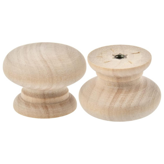 Wood handles with fixings