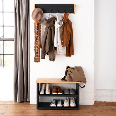 Coat Hook and Shoe Rack Storage Wide - 100 cm by 30 cm by 50 cm