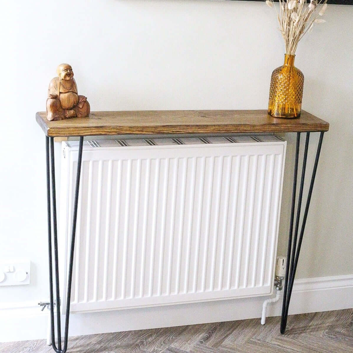 Thin Rustic Radiator Cover - 85 cm by 15 cm