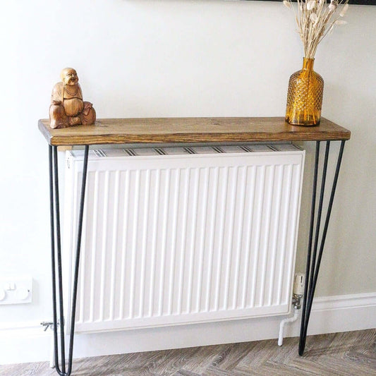 Thin Rustic Radiator Cover - 85 cm by 15 cm